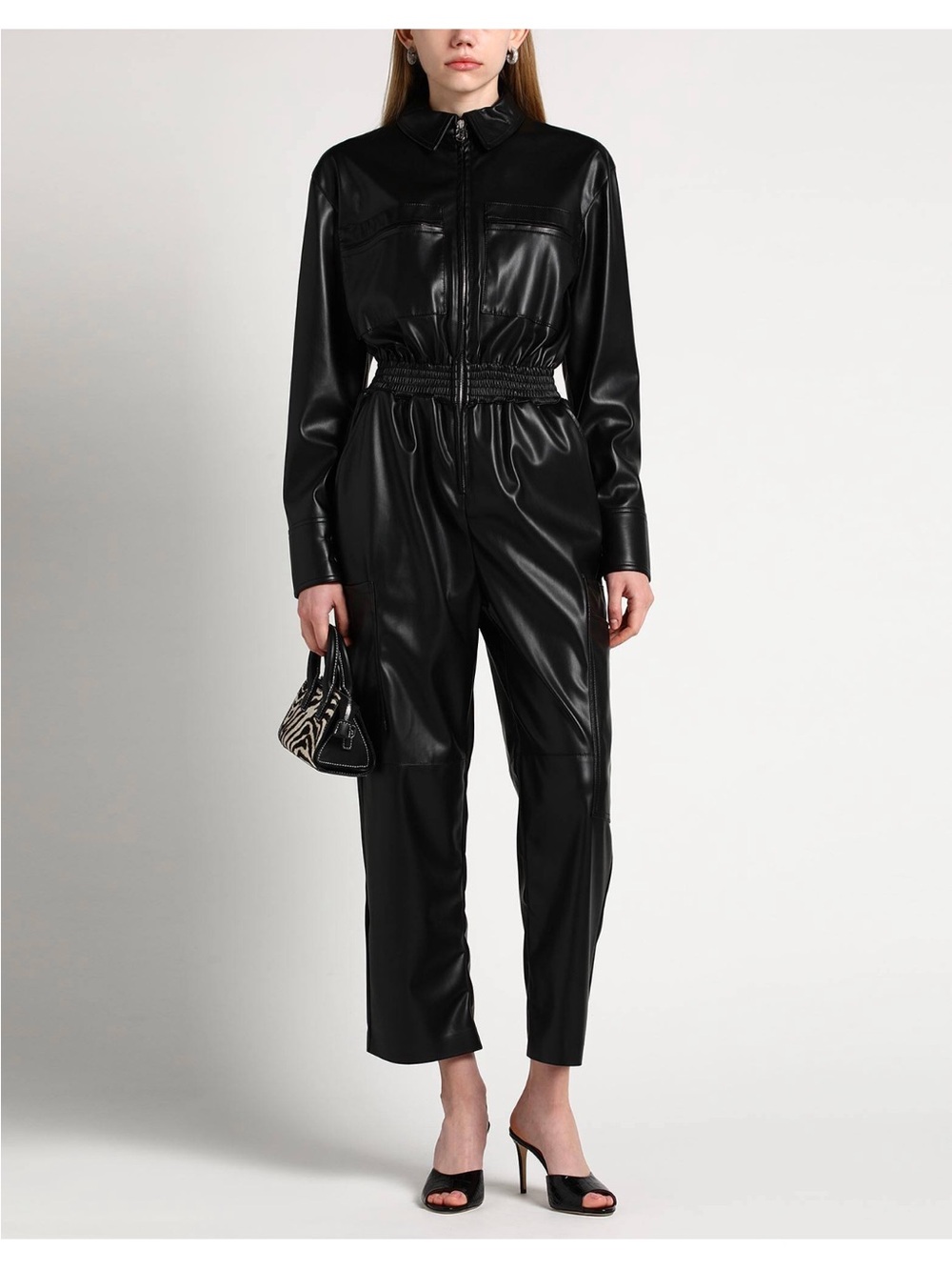 New Stella McCartney faux leather jumpsuit